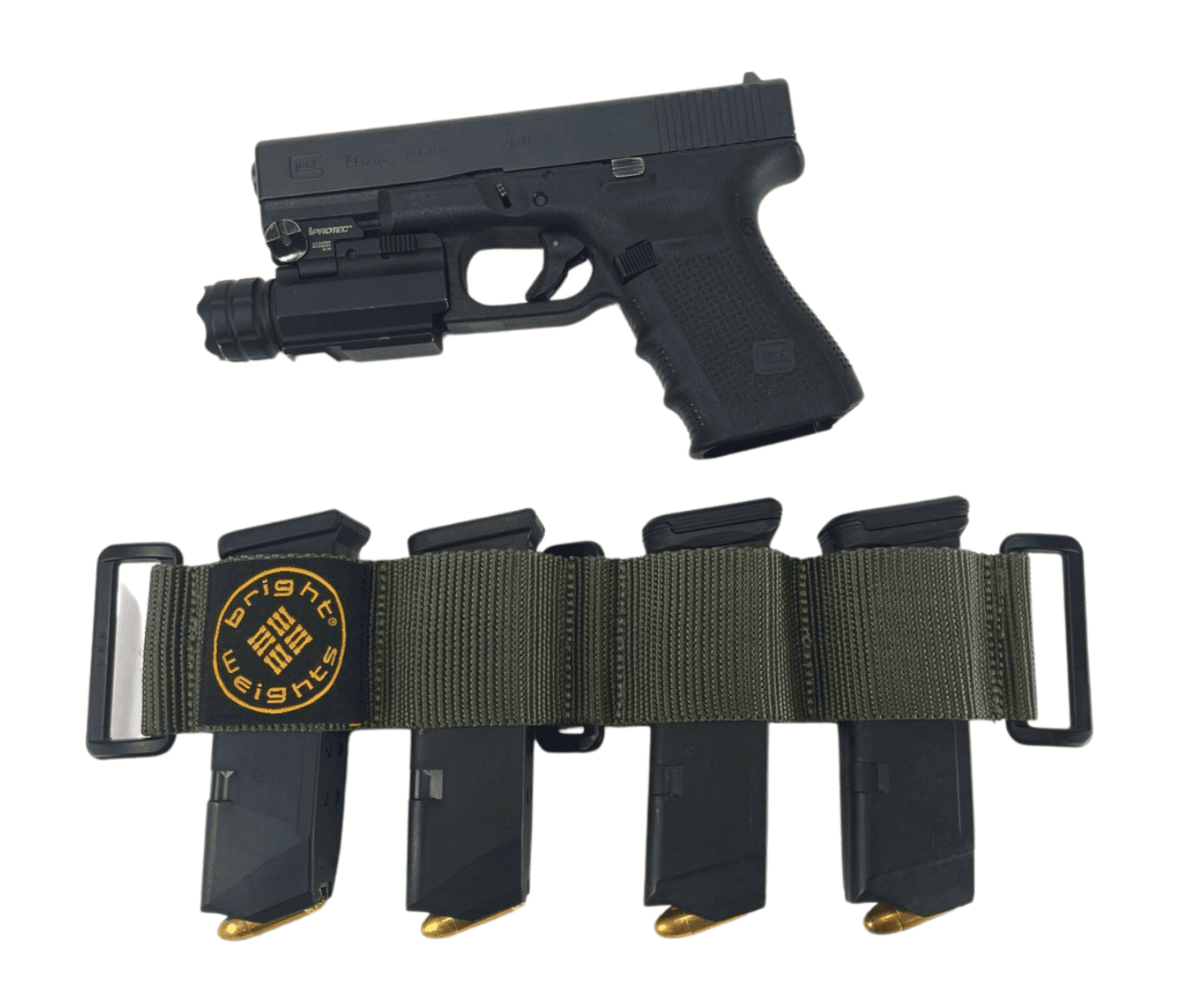 Four magazine waist belt attachment for 9mm - Image 3